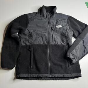 The‎ North Face Polartec Fleece Jacket Black Full Zip Outdoor Womens Size L